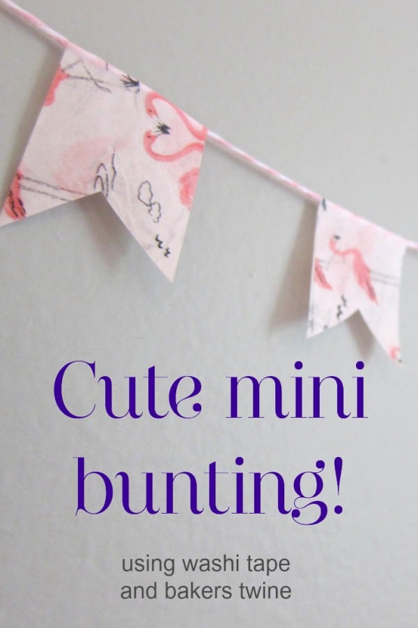 Cute mini bunting PIN