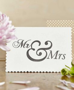 Mr & Mrs card