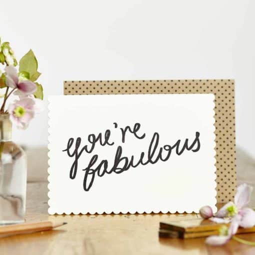 you’re fabulous card Katie Leamon