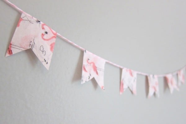 Washi tape ideas - mini bunting - featured