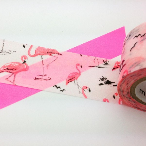 Flamingo washi tape