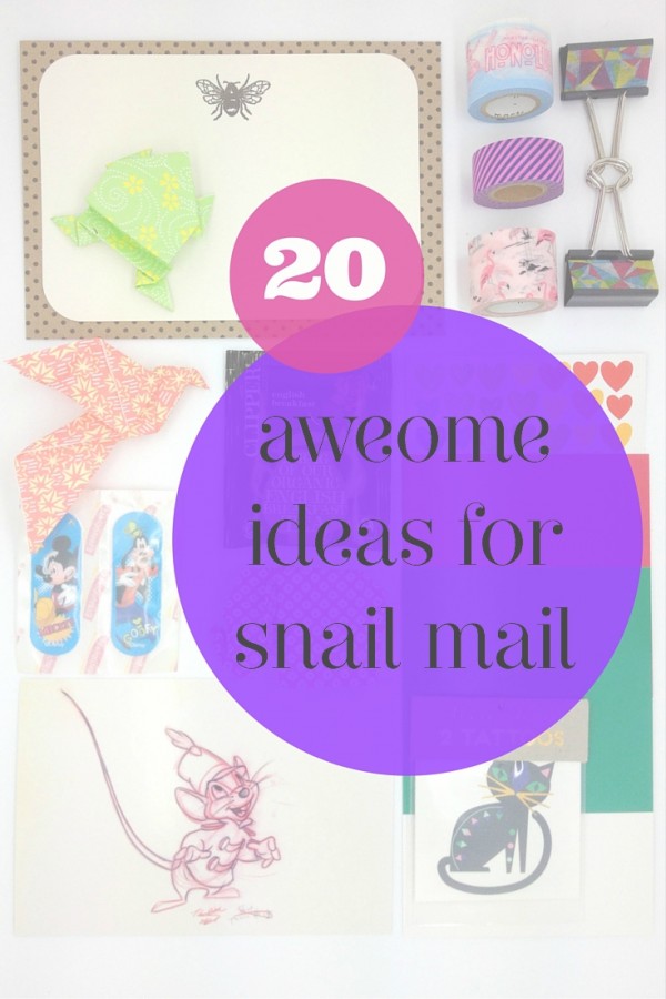 20 awesome ideas for snail mail