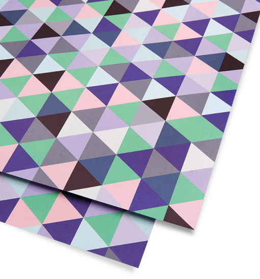 triangles harlequin wrapping paper