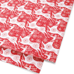 patterned red christmas wrapping paper