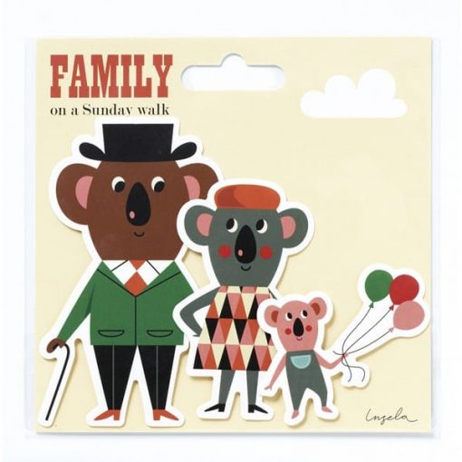 Ignela animal family stickers