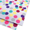 confetti pattern wrapping paper