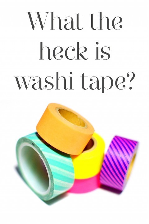 What is washi tape anyway with words
