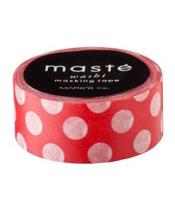 Red Polka Dot Washi Tape Maste