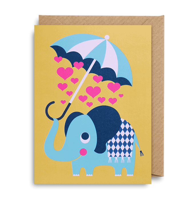 elephant love card
