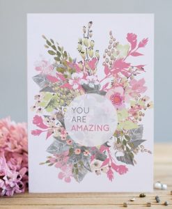 you are amazing card