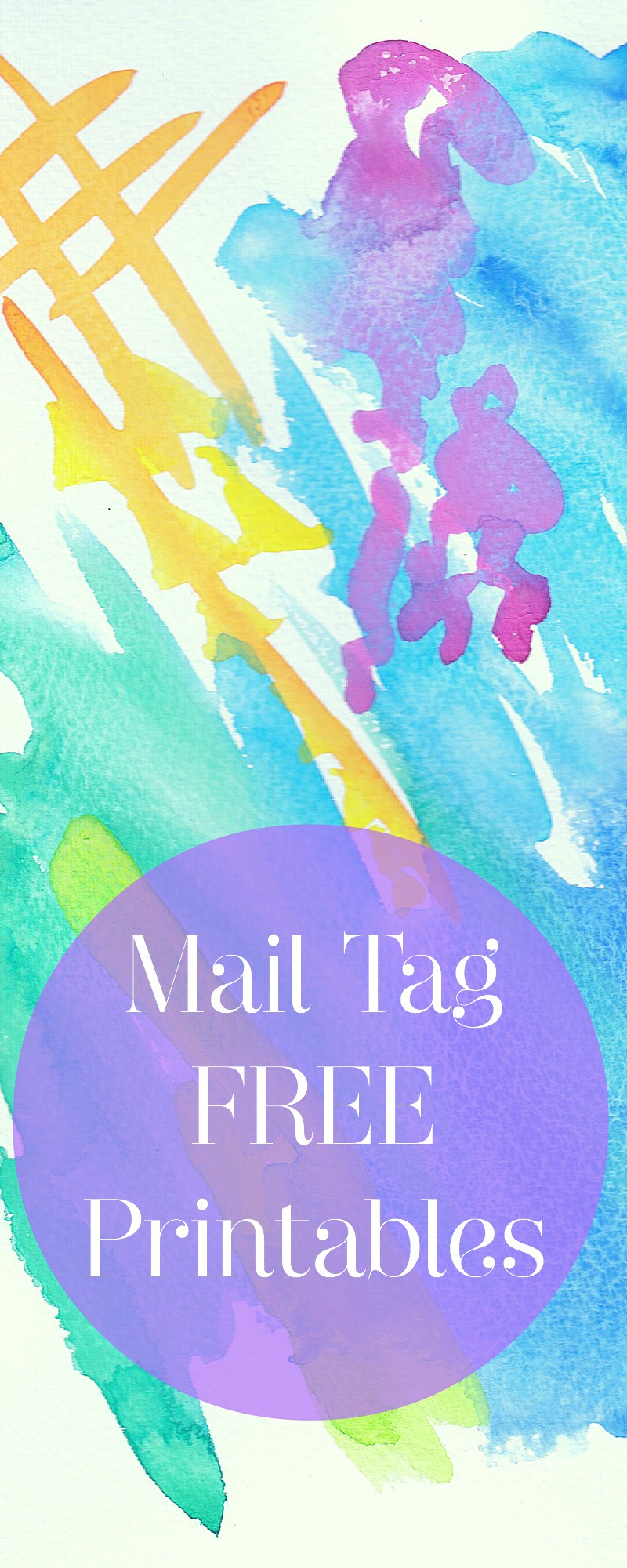 Mail Tag free printables PIN with text