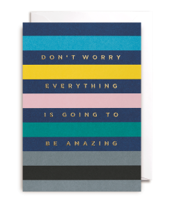 Don't worry card