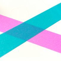 Turquoise & neon magenta washi tape