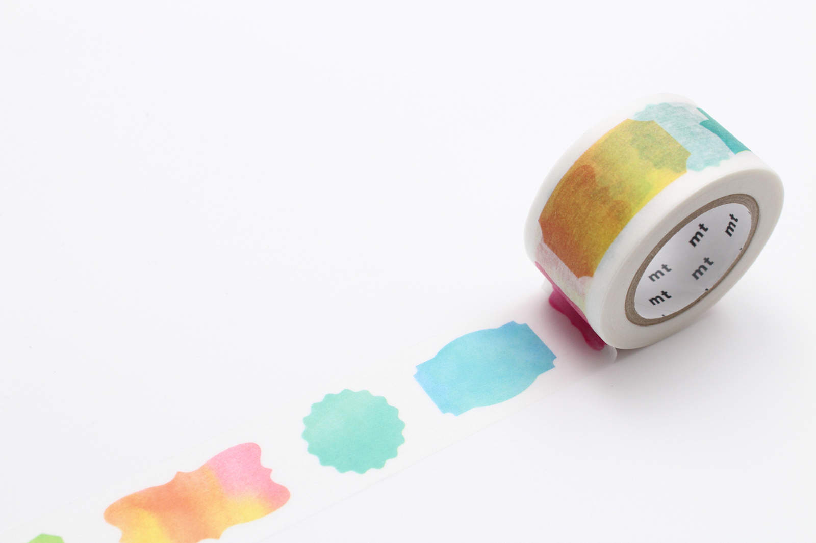 Mt Ex Label Watercolour Washi Tape The Paperdashery