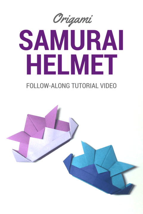origami samurai helmet tutorial