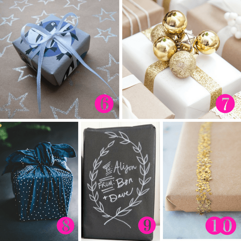 Christmas gift wrapping ideas 6-10