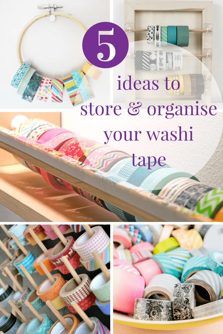 store & organise your washi tape